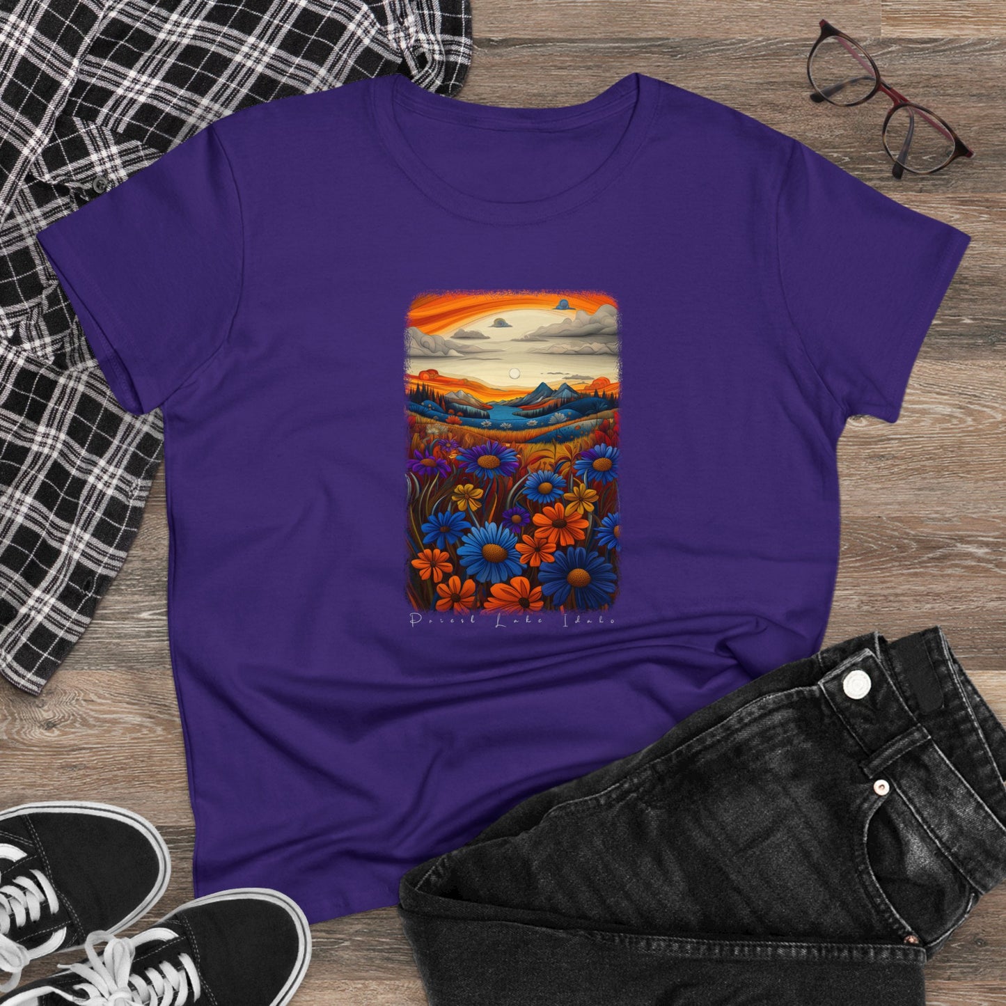 Priest Lake Colors Midweight Cotton Tee