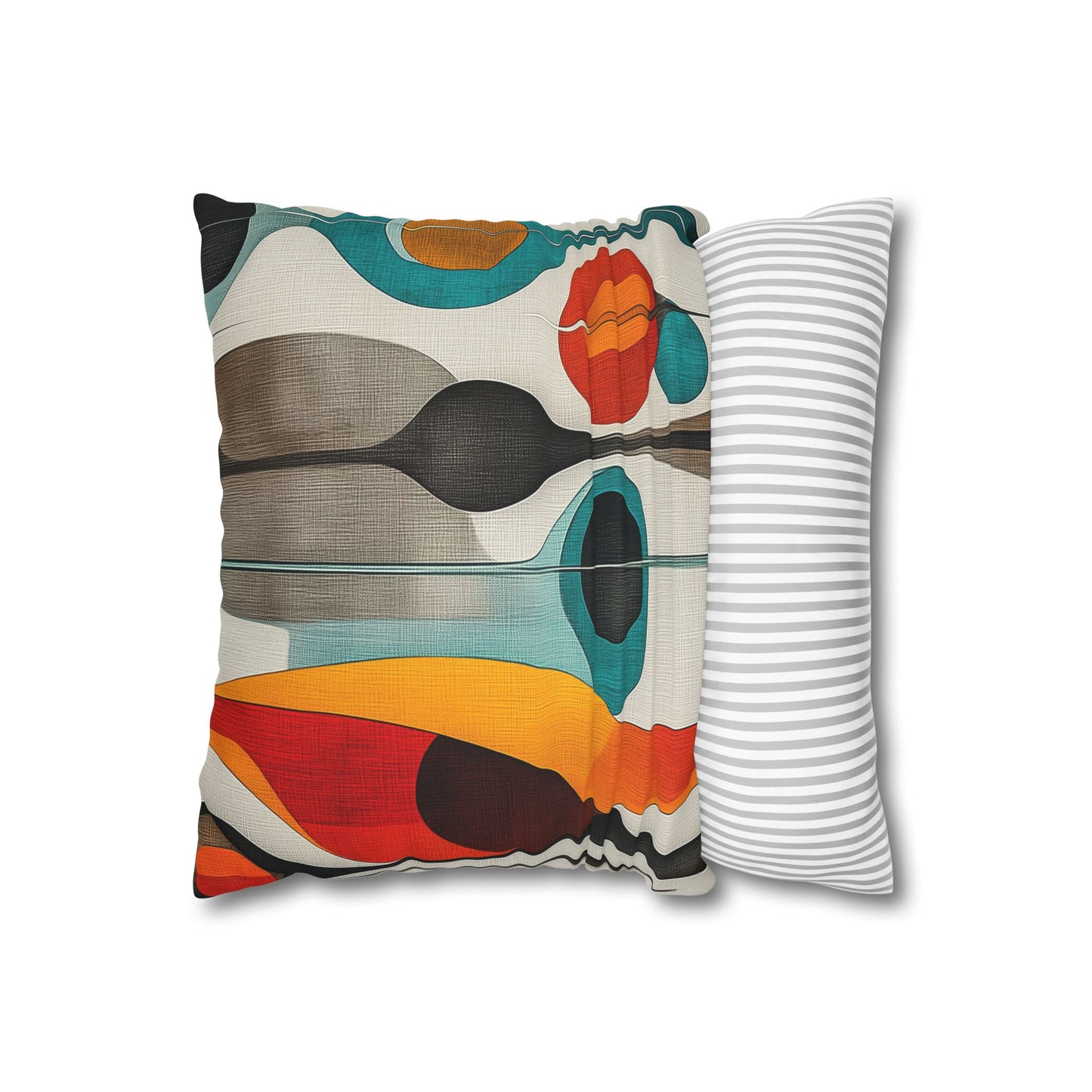 Mid-Century Dreams - Square Polyester Pillowcase