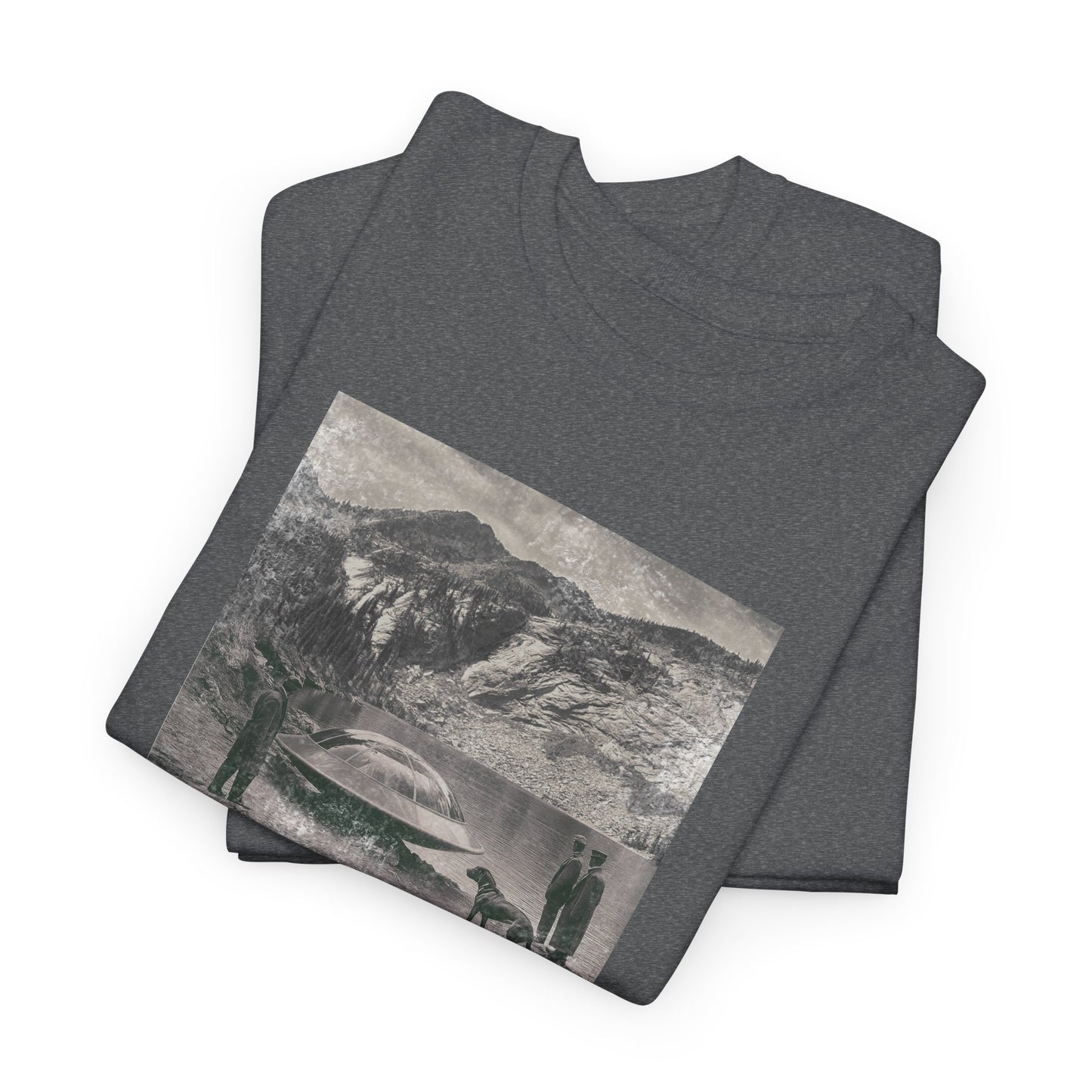 1896 Hunt Lake UFO Photo Print Tee