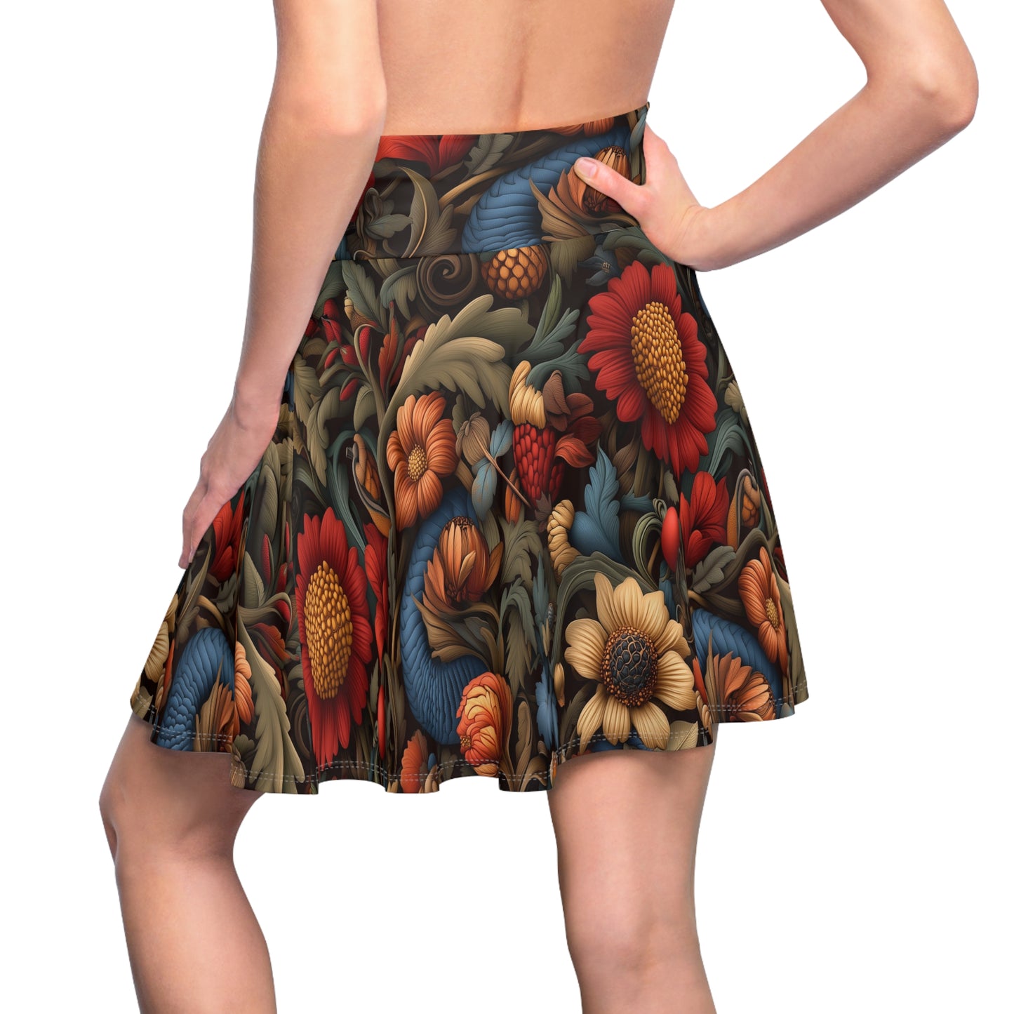 Autumns Tapestry Skater Skirt