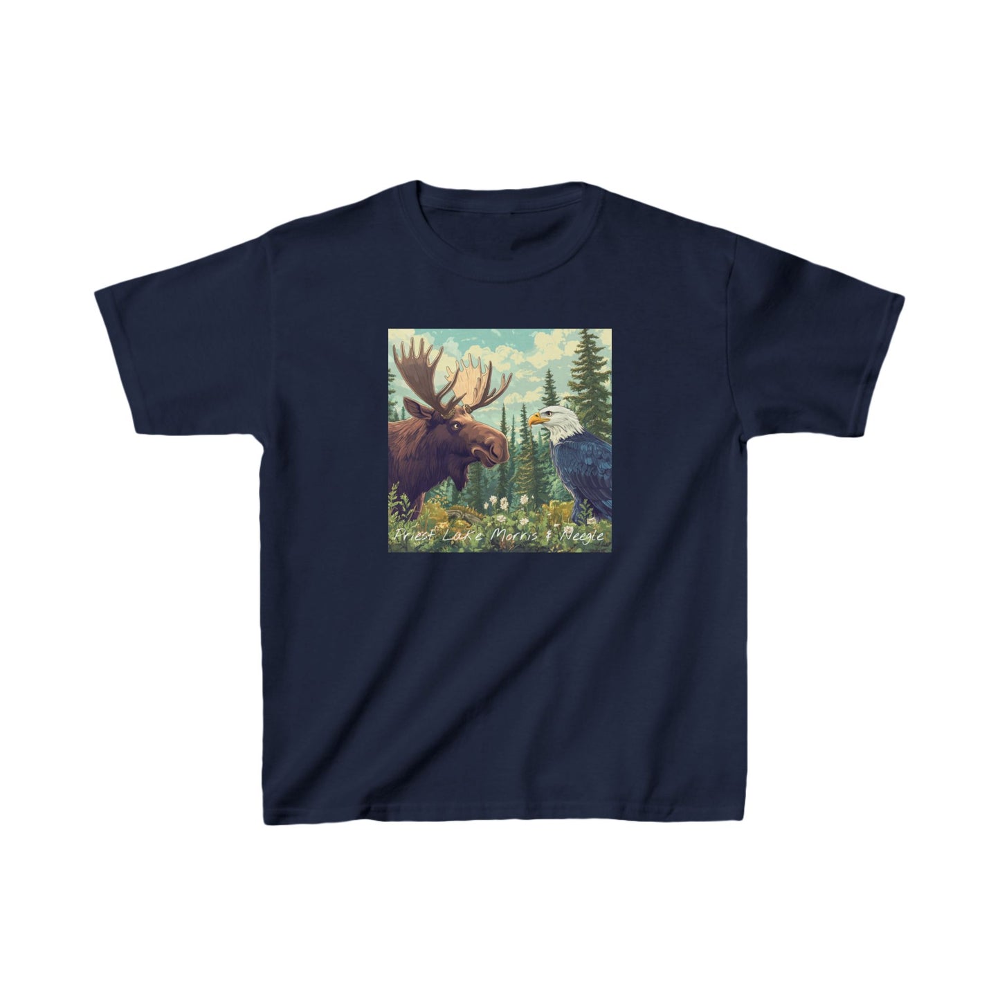 Priest Lake Morris & Neegle Kids T-shirt