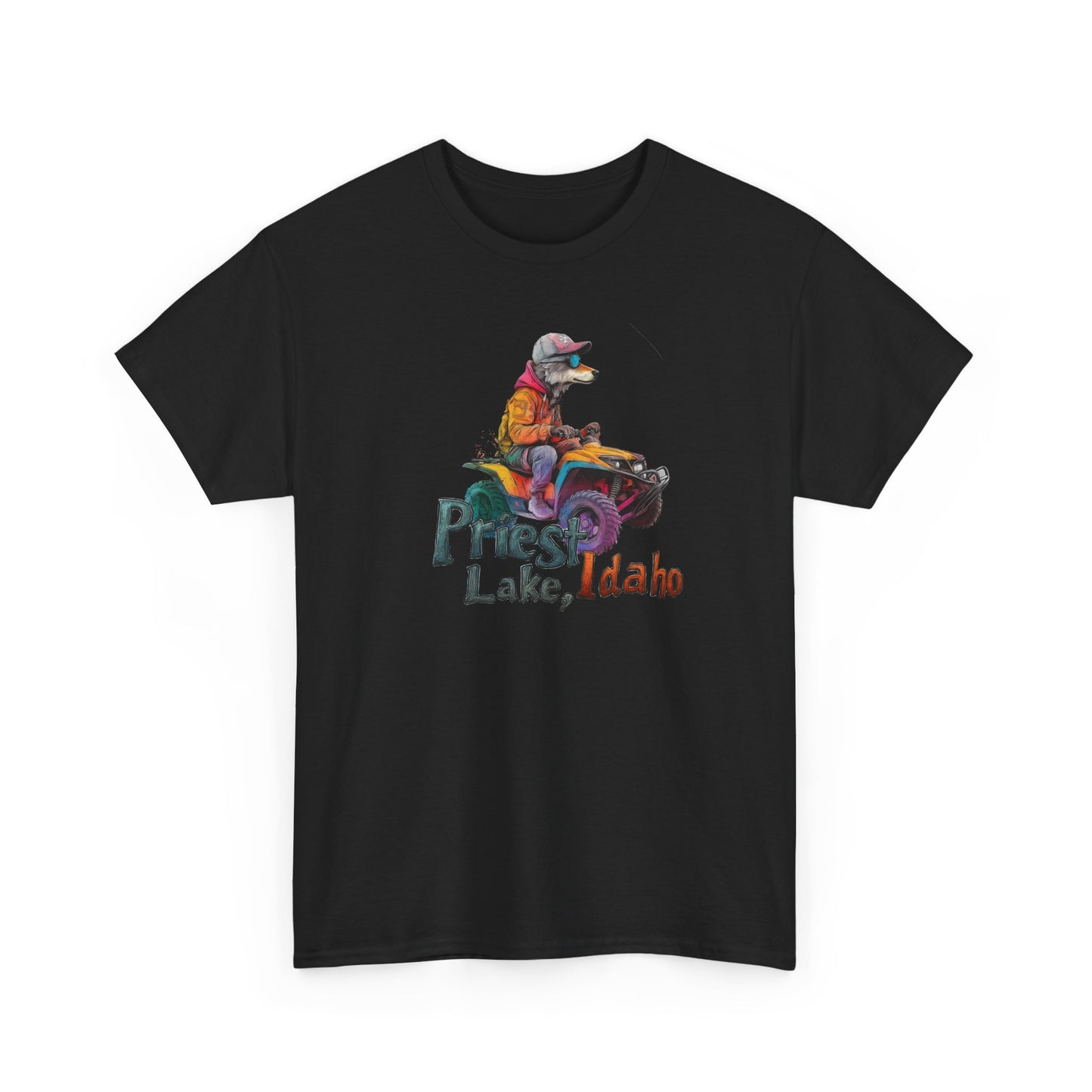 Priest Lake Wolf Quad 1 T-shirt