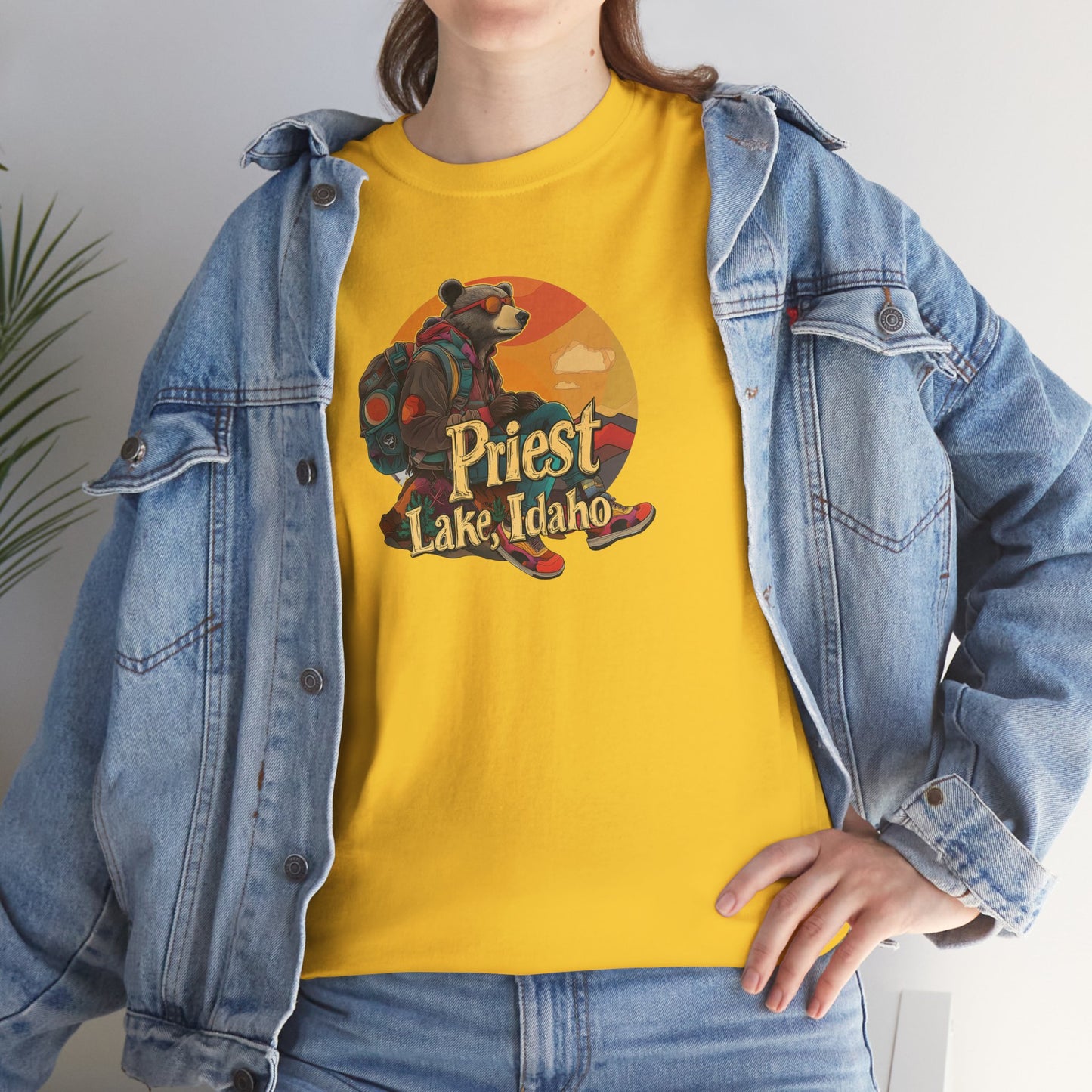 Priest Lake Hiker Bear 1 T-shirt