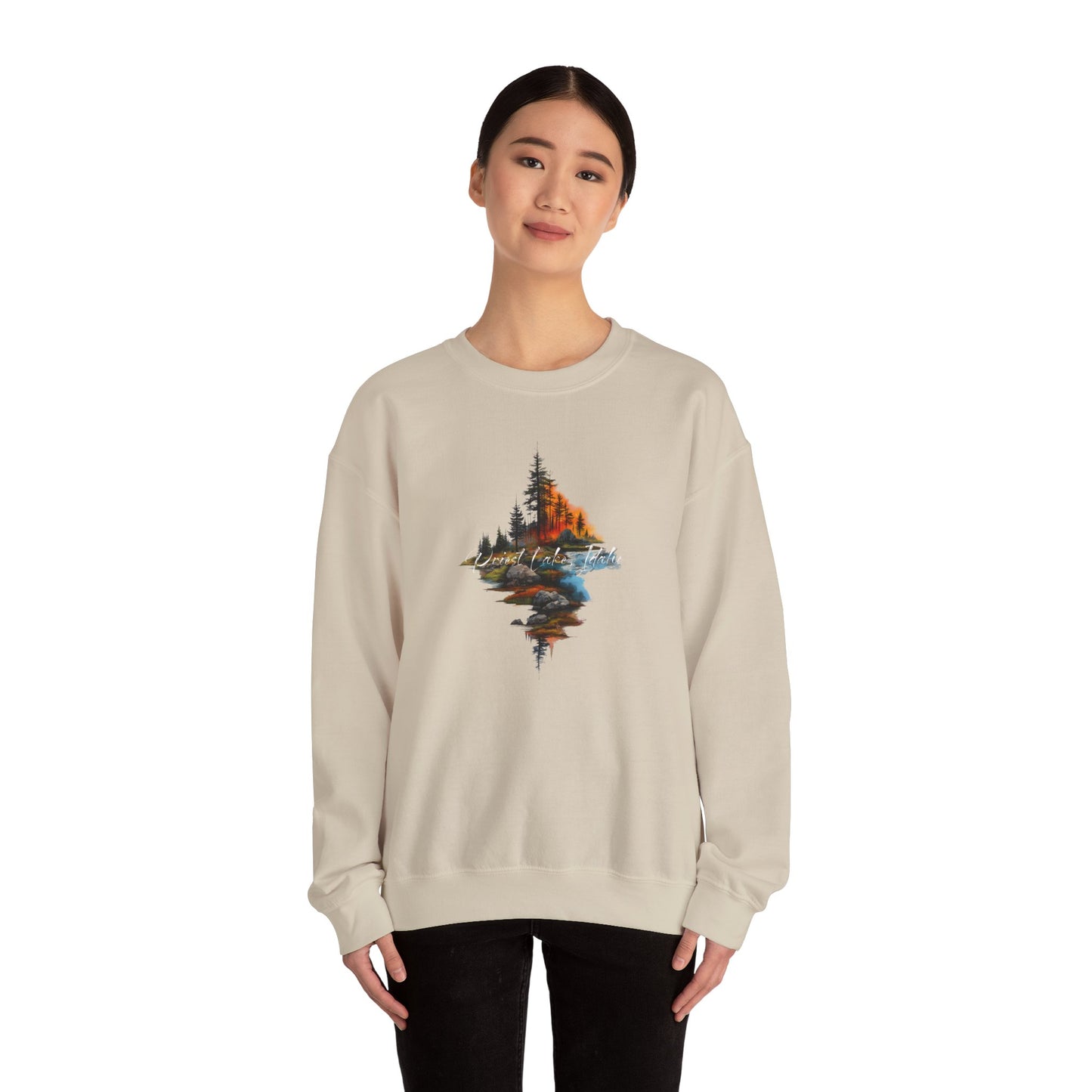 Priest Lake Point Heavy Blend™ Crewneck Sweatshirt