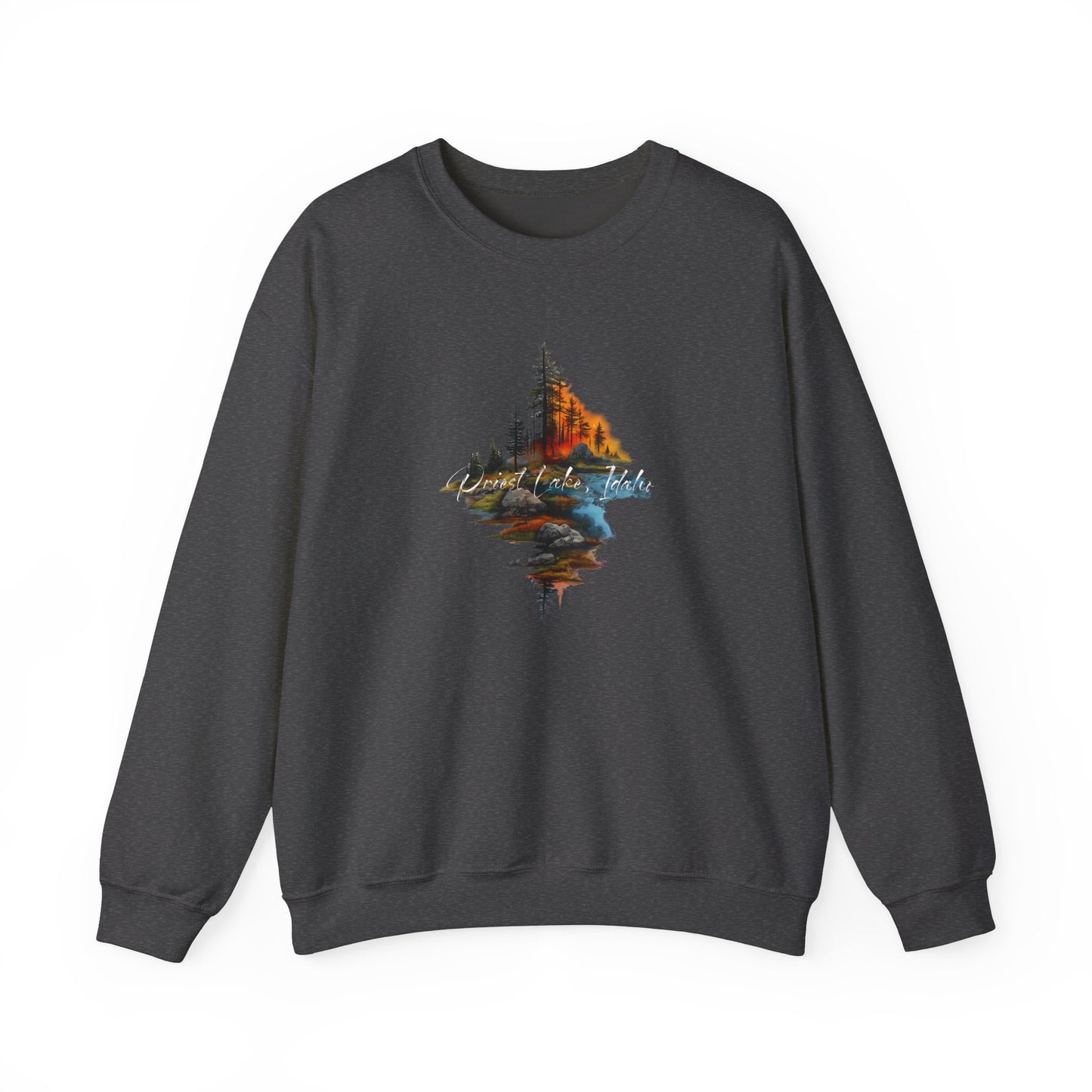 Priest Lake Point Heavy Blend™ Crewneck Sweatshirt