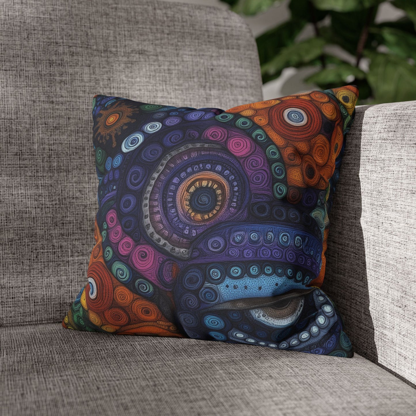 Cosmic Daydream- Square Polyester Pillowcase