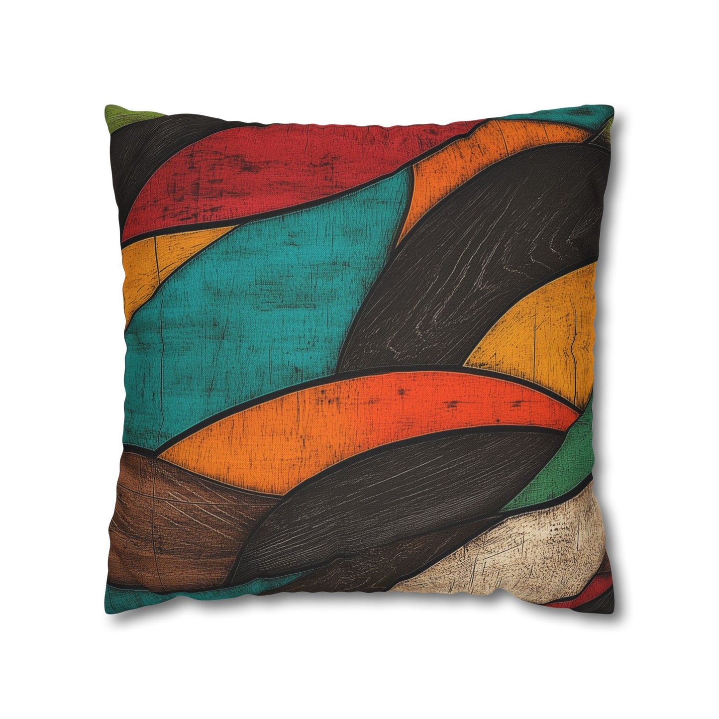 Flowing Energy - Square Polyester Pillowcase