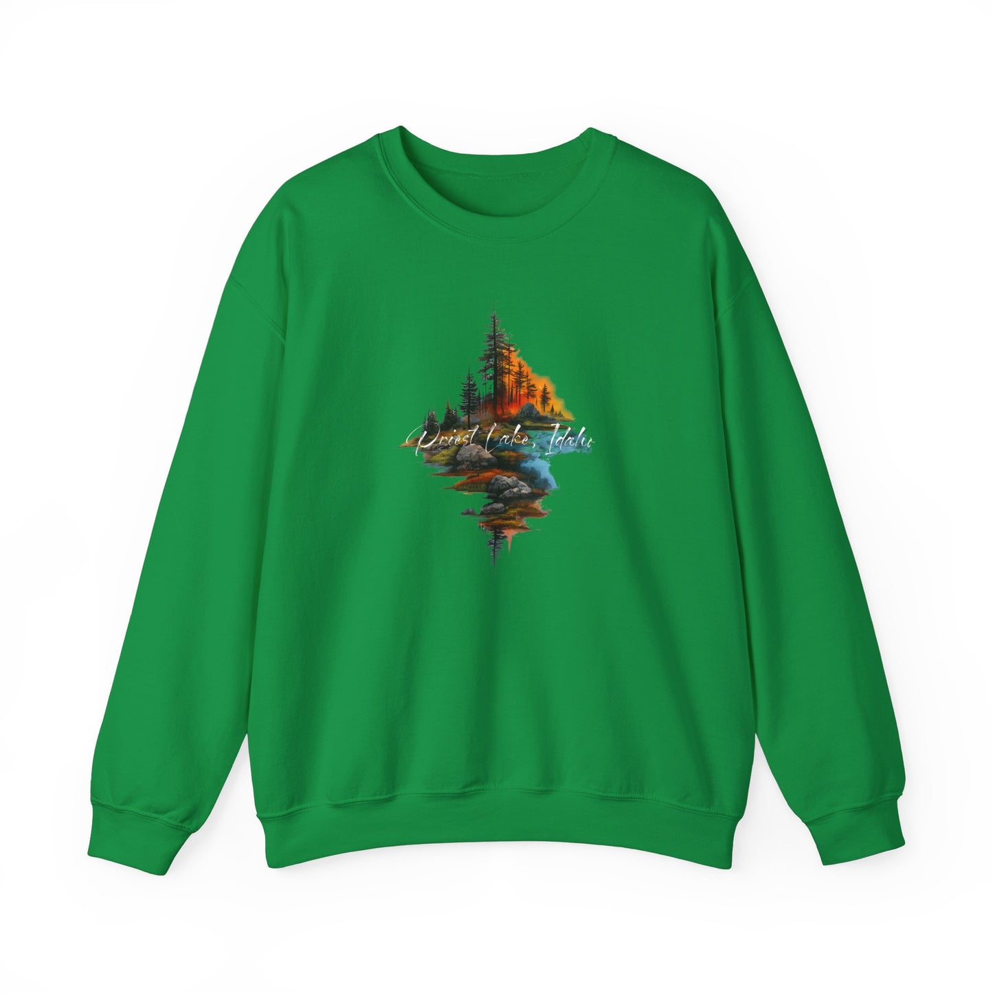 Priest Lake Point Heavy Blend™ Crewneck Sweatshirt