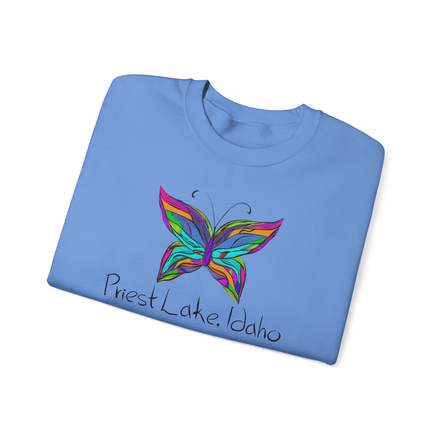 Priest Lake Butterfly Unisex Heavy Blend™ Crewneck Sweatshirt