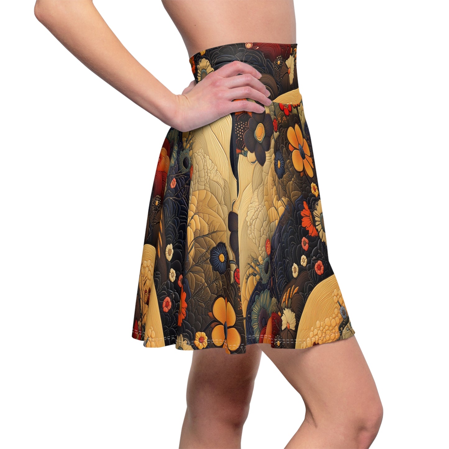 Floral Dreamscape - Skater Skirt