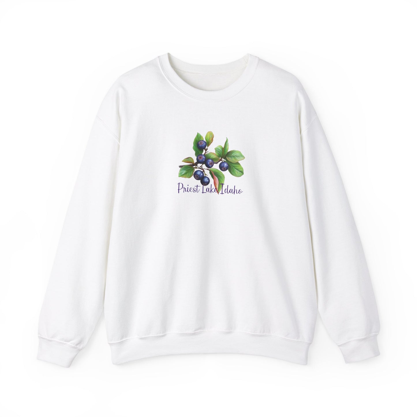 Priest Lake Huckleberry Unisex Heavy Blend™ Crewneck Sweatshirt