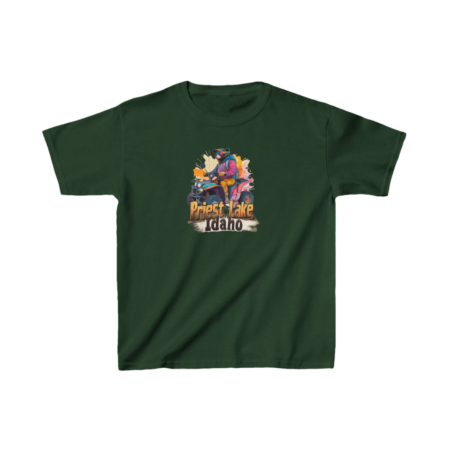 Priest Lake Bear Quad 1 Kids T-shirt