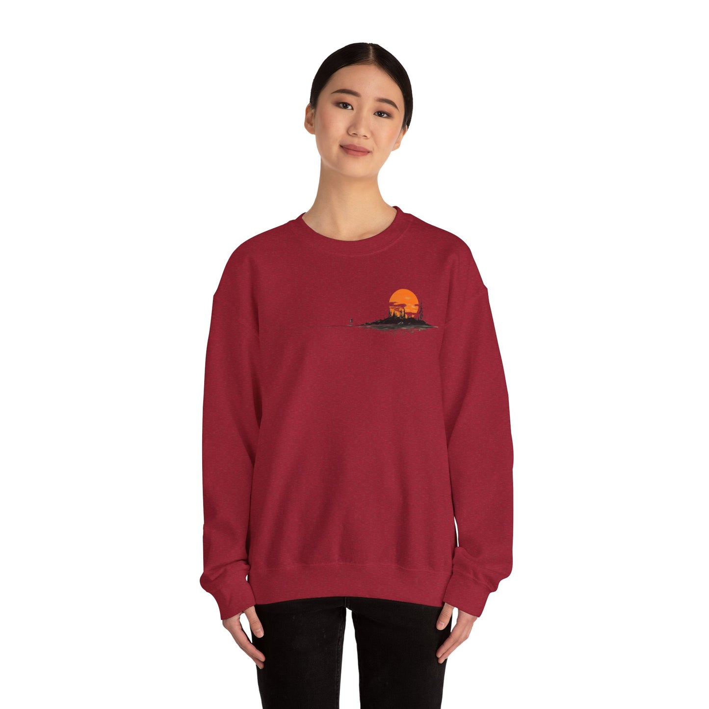 Priest Lake Paddleboard 1 Heavy Blend™ Crewneck Sweatshirt