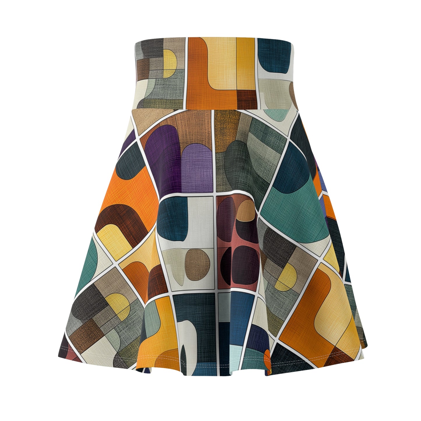 Geometric Bliss - Skater Skirt