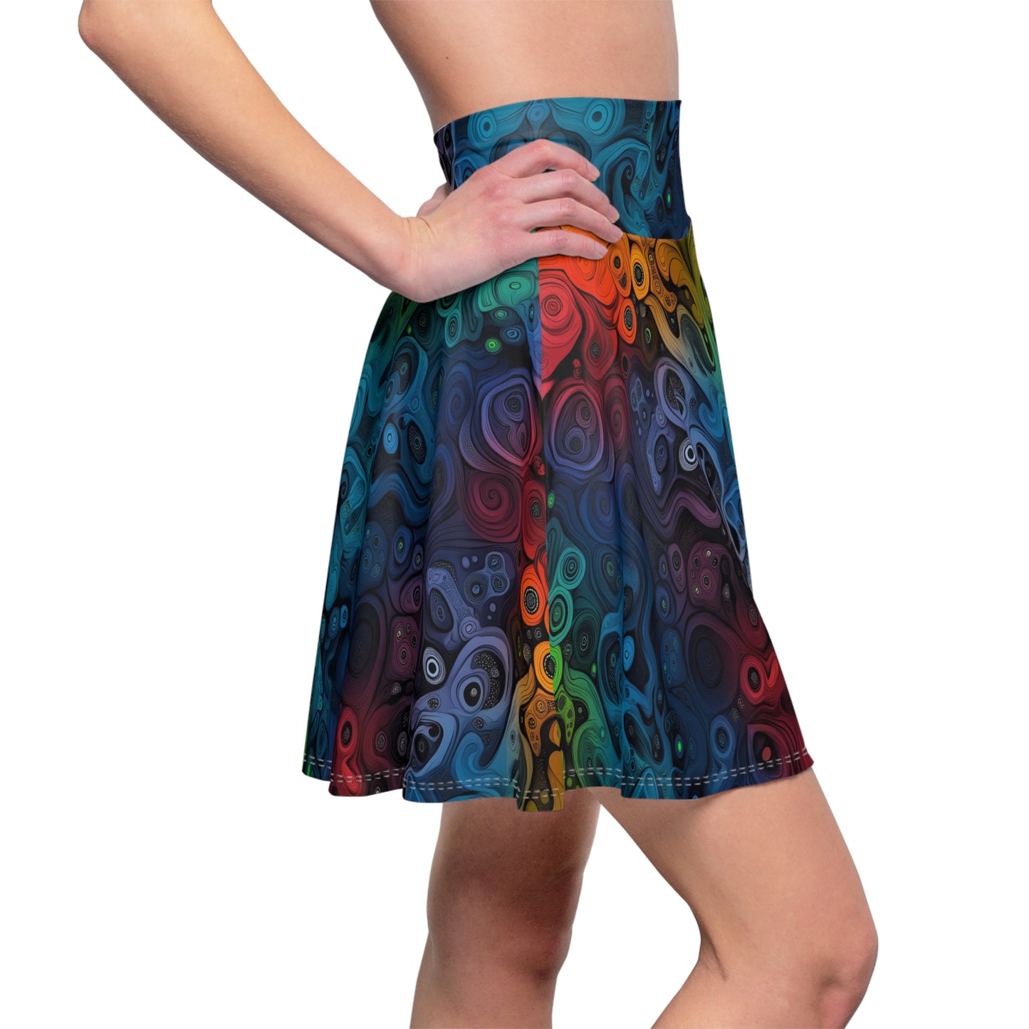 Kaleidoscopic Symphony - Skater Skirt