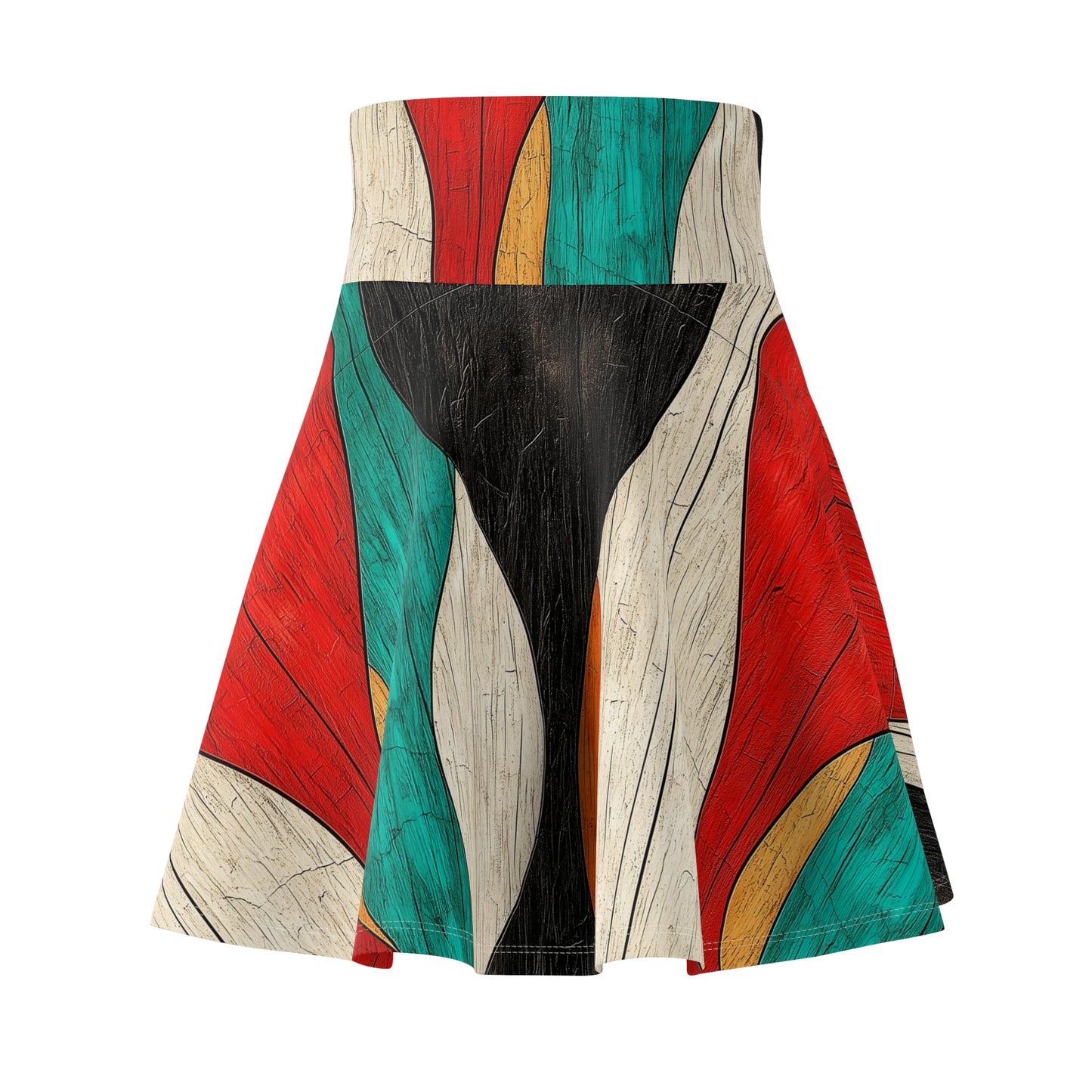 Vibrant Flow Skater Skirt