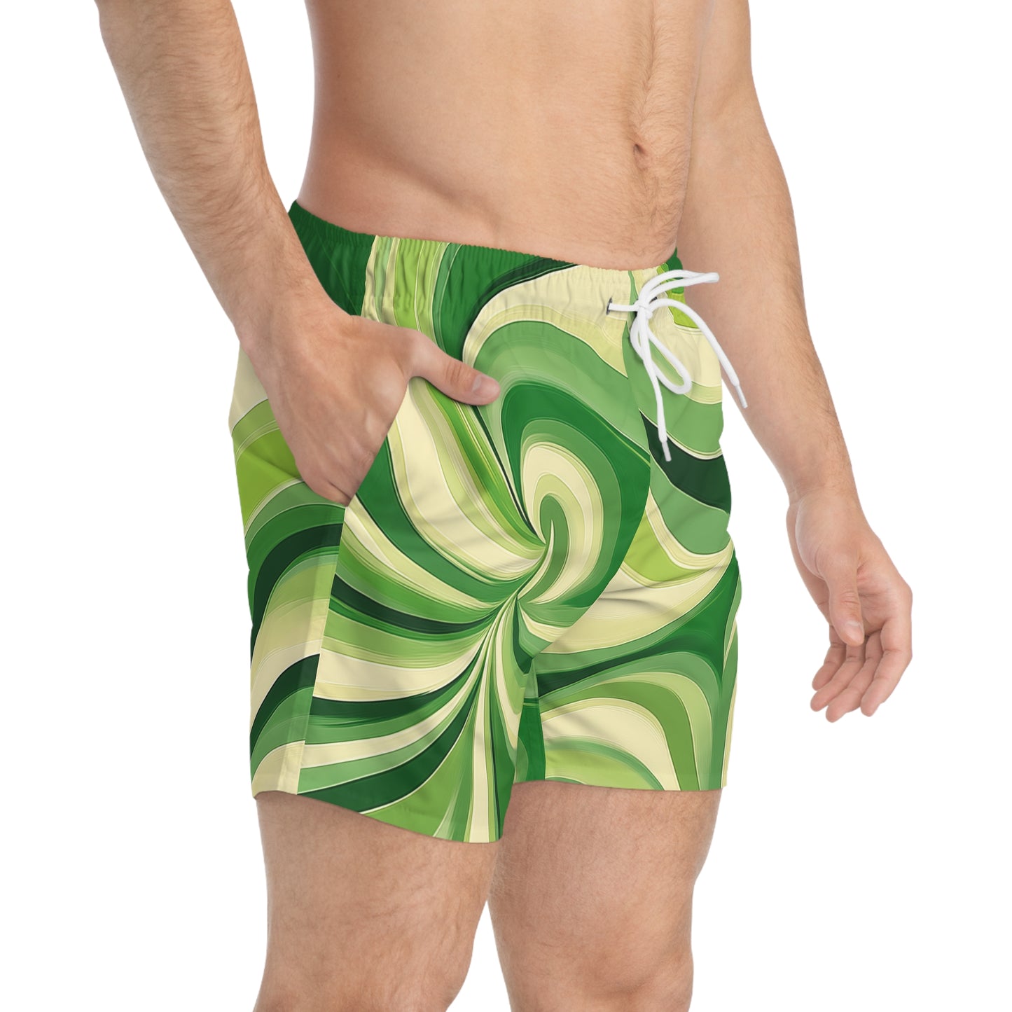 Swirlino Green Xtra Swim Trunks