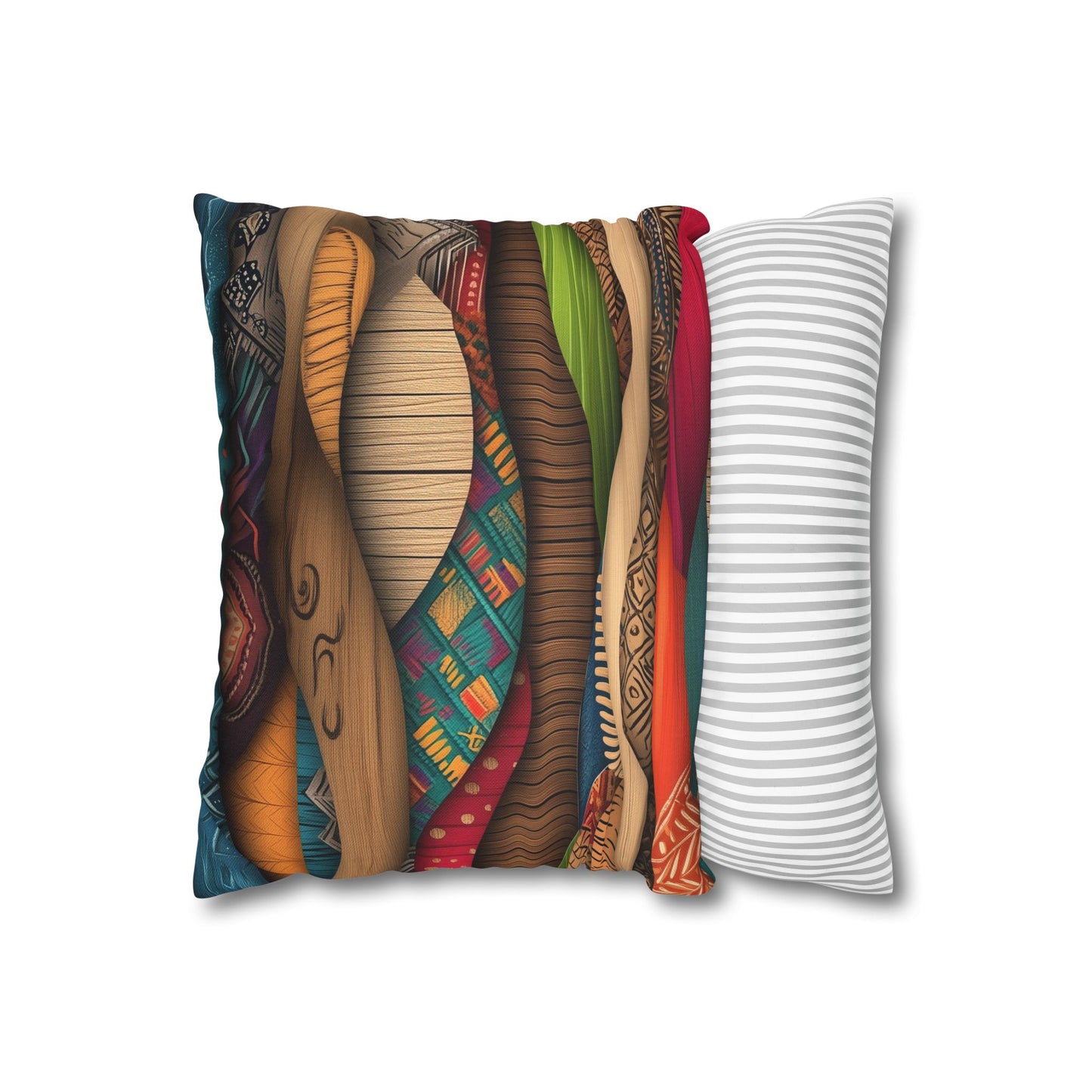 Rippling Cultures - Square Polyester Pillowcase