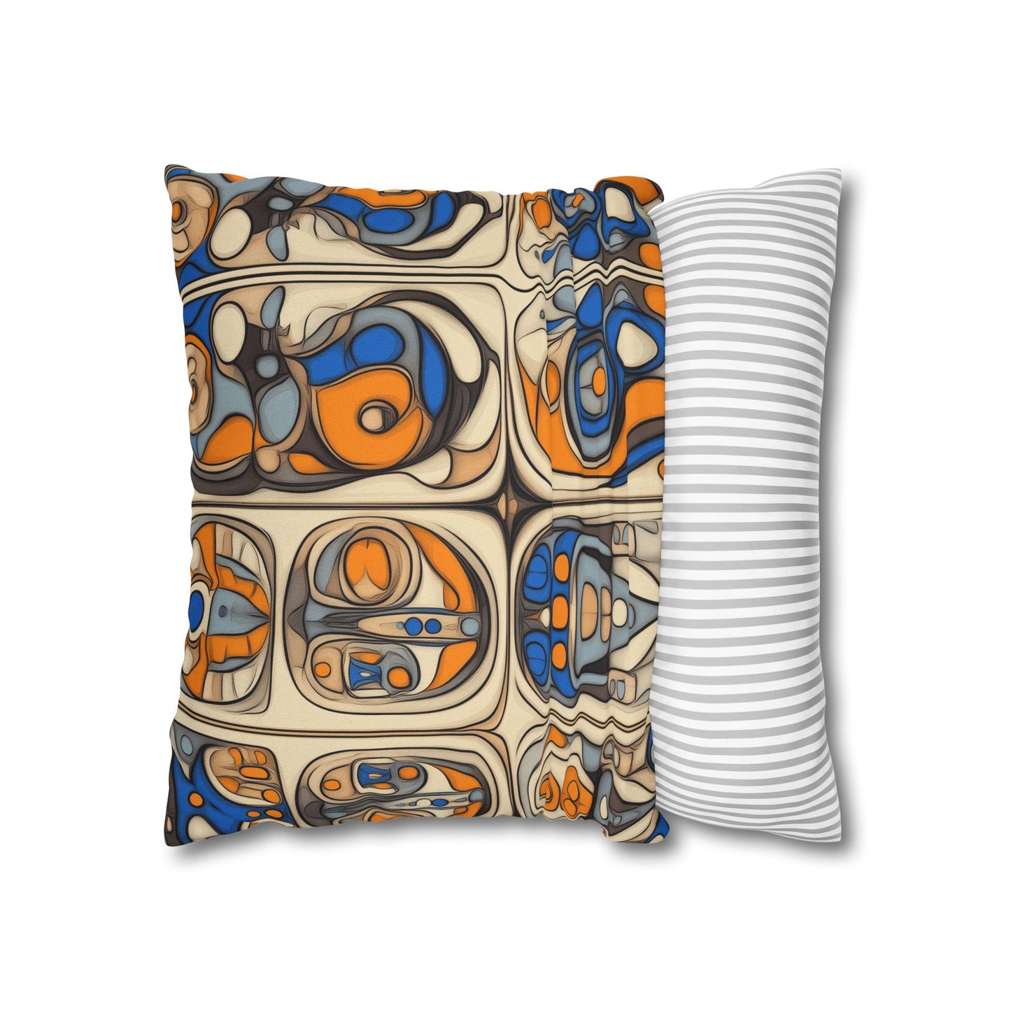 Echoes of Tradition- Square Polyester Pillowcase