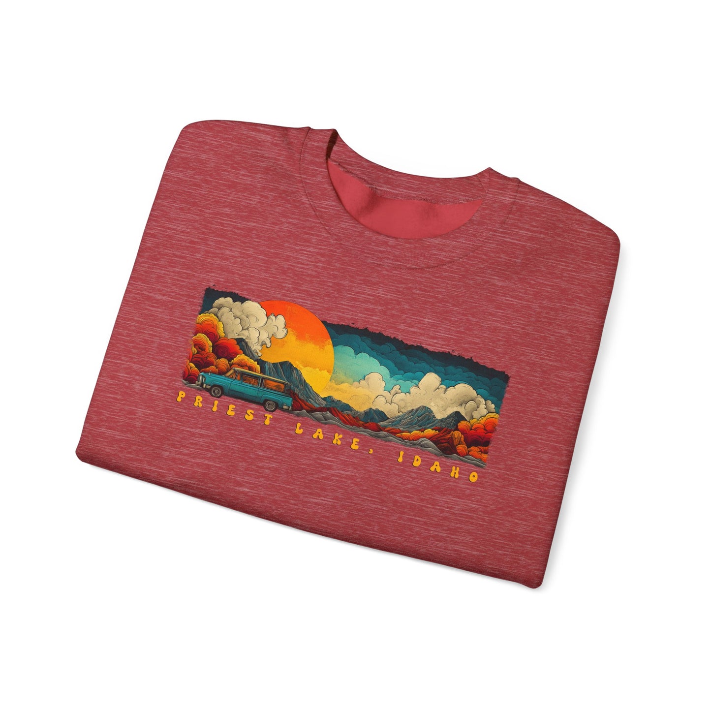 Priest Lake Vacation Crewneck Sweatshirt