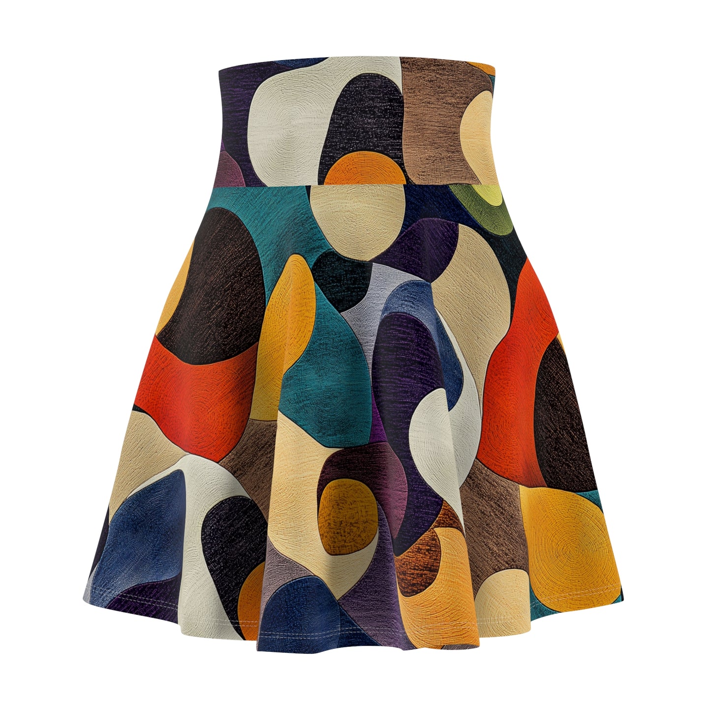 Chromatic Pebbles Skater Skirt
