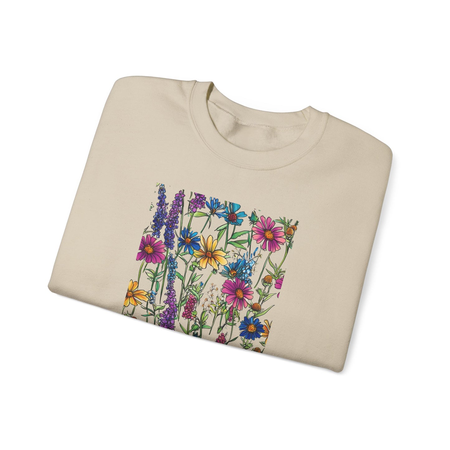 Priest Lake Wildflower Lake Ultra Cotton Crewneck Sweatshirt