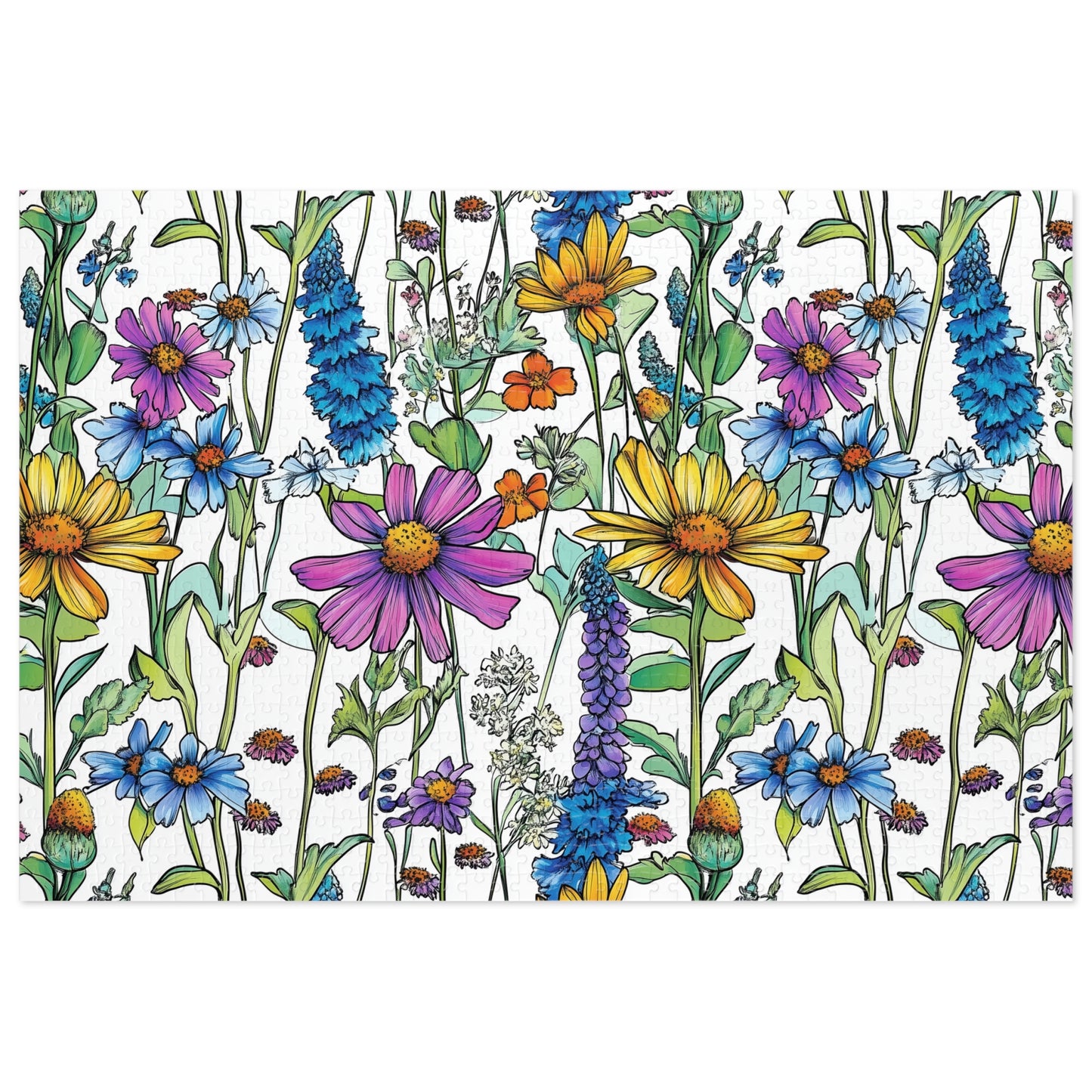 Priest Lake Wildflower Jigsaw Puzzle 2