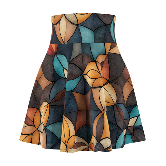 Stained Glass Dreams Skater Skirt
