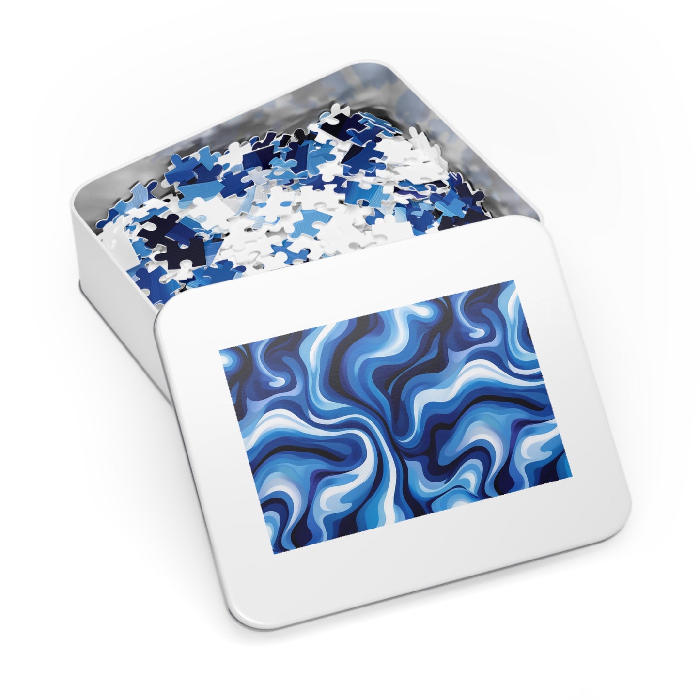 Blue Swirlino 5 Jigsaw Puzzle (1000 Piece)