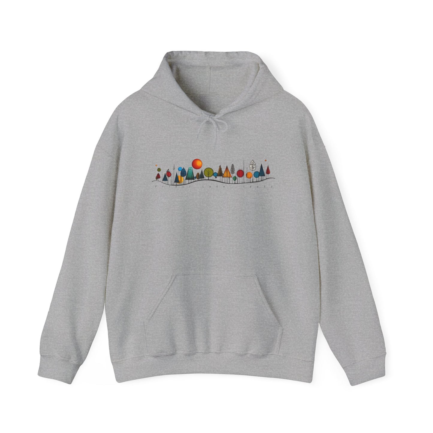 Priest Lake Geometry 5 Hoodie