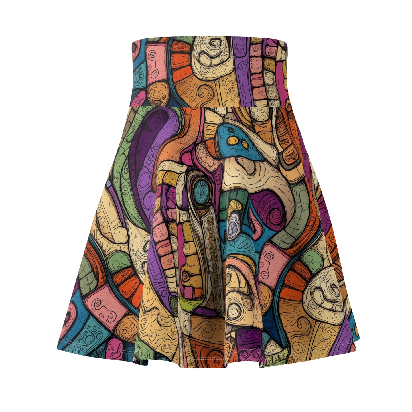 Psychedelic Tapestry - Skater Skirt