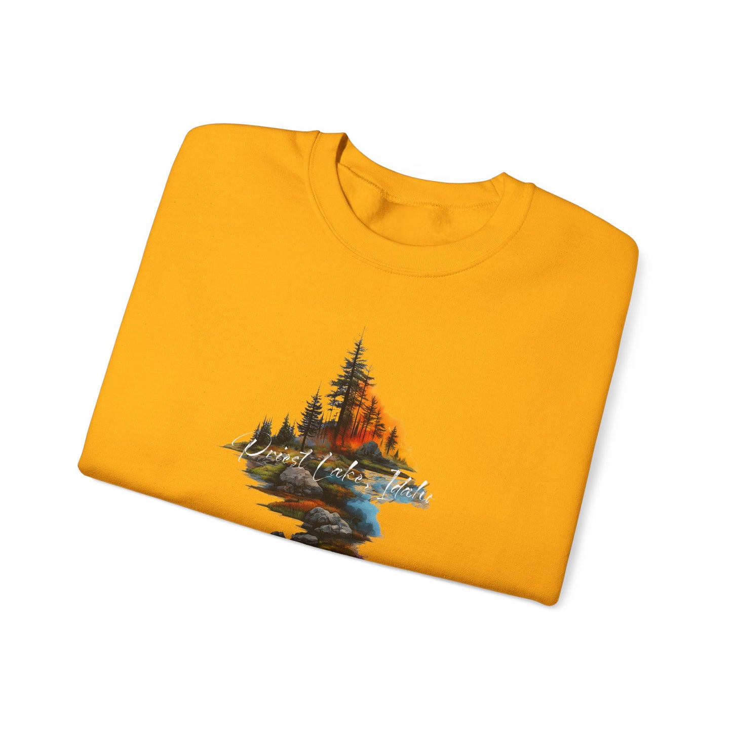 Priest Lake Point Heavy Blend™ Crewneck Sweatshirt