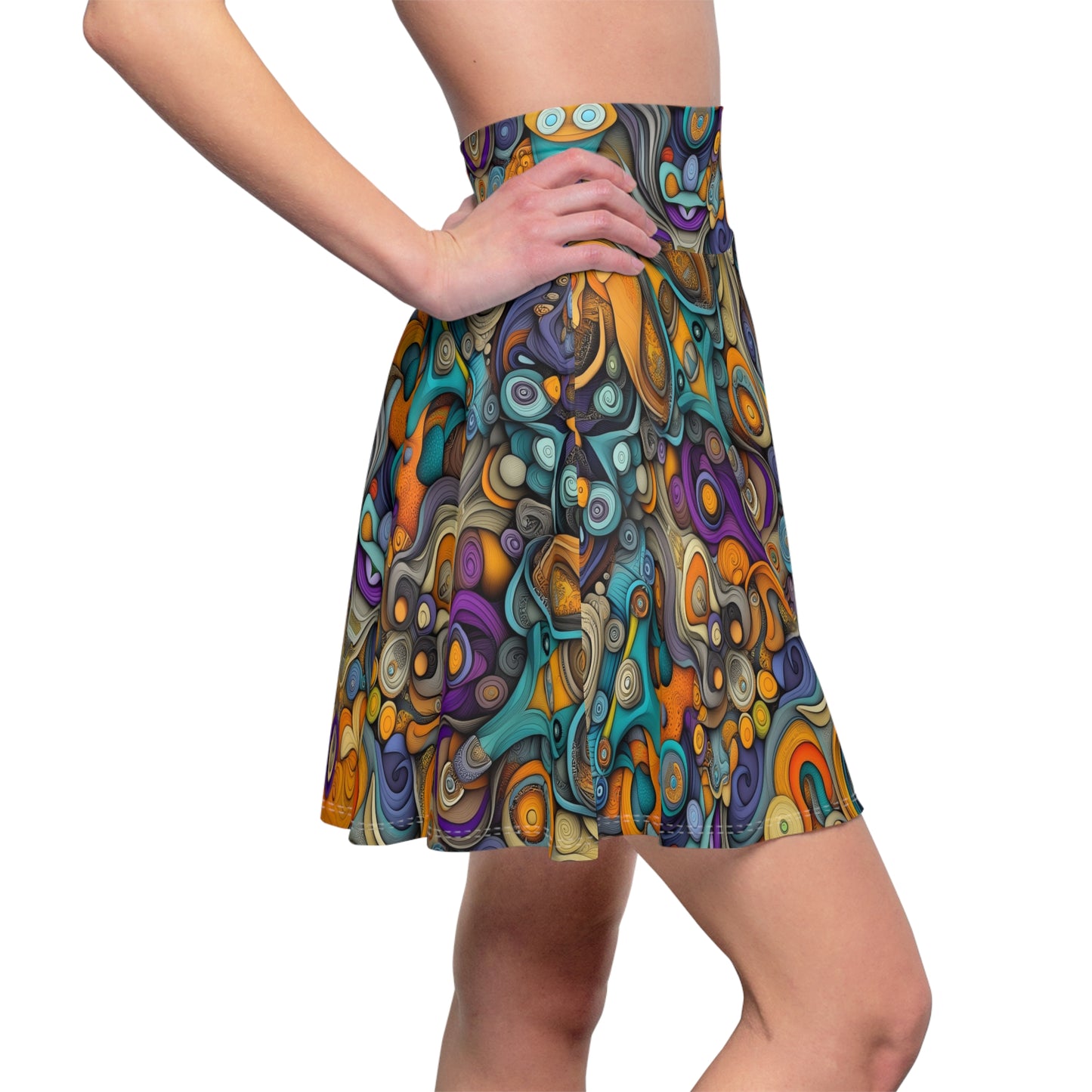 Swirling Symphonies - Skater Skirt