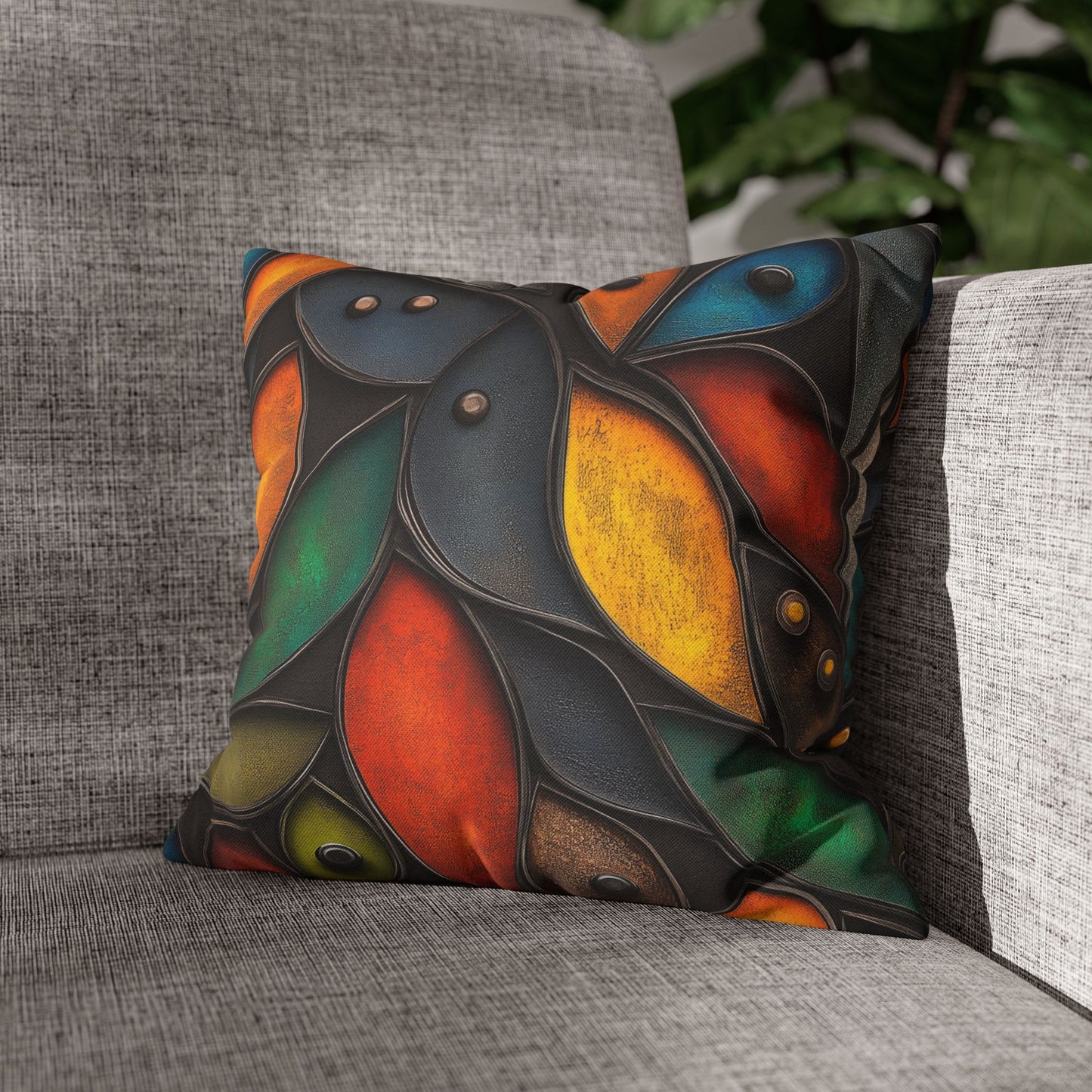 Leaf Symphony - Square Polyester Pillowcase