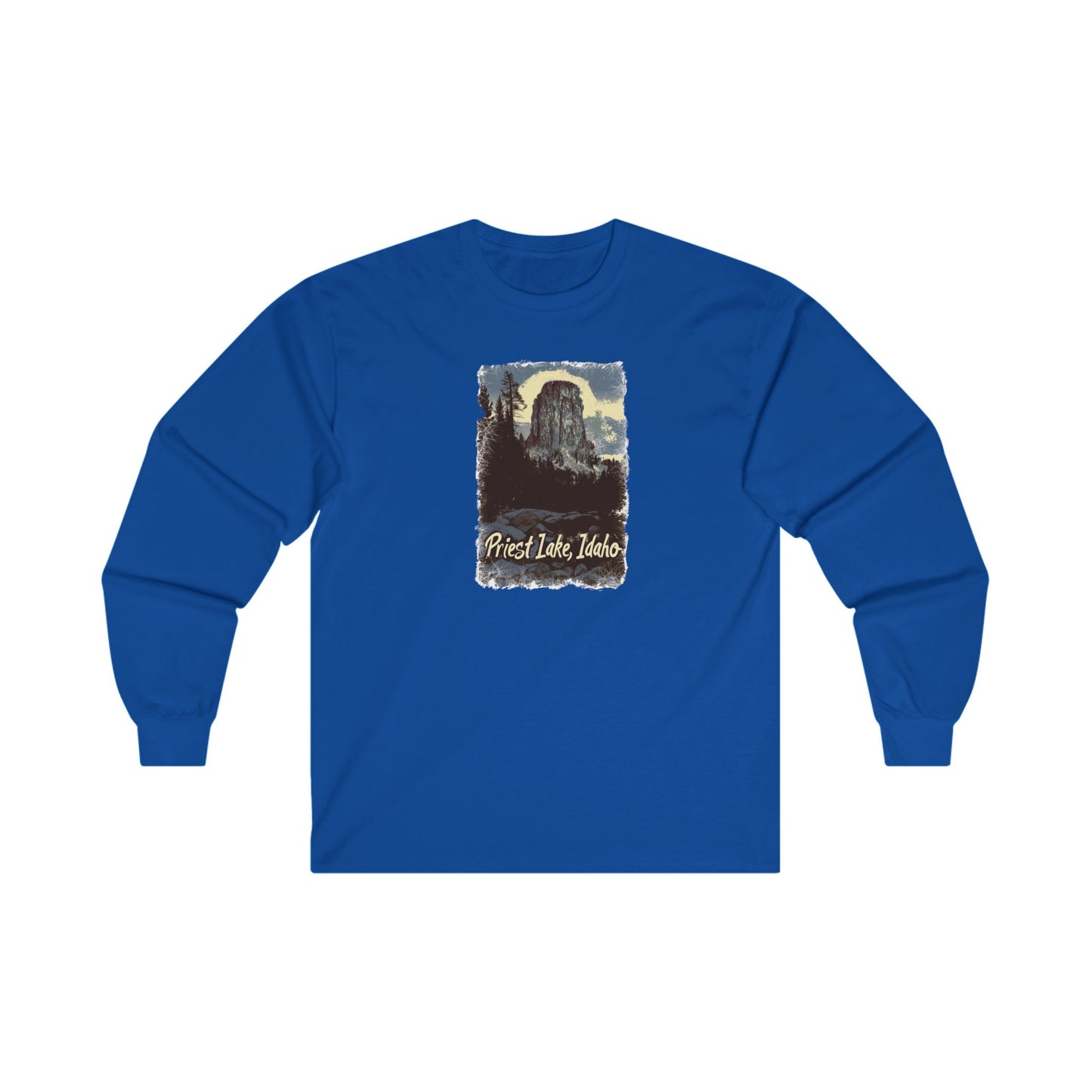 Chimney Rock of Priest Lake Ultra Cotton Long Sleeve T-shirt