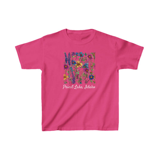 Priest Lake Wildflower Kids T-shirt