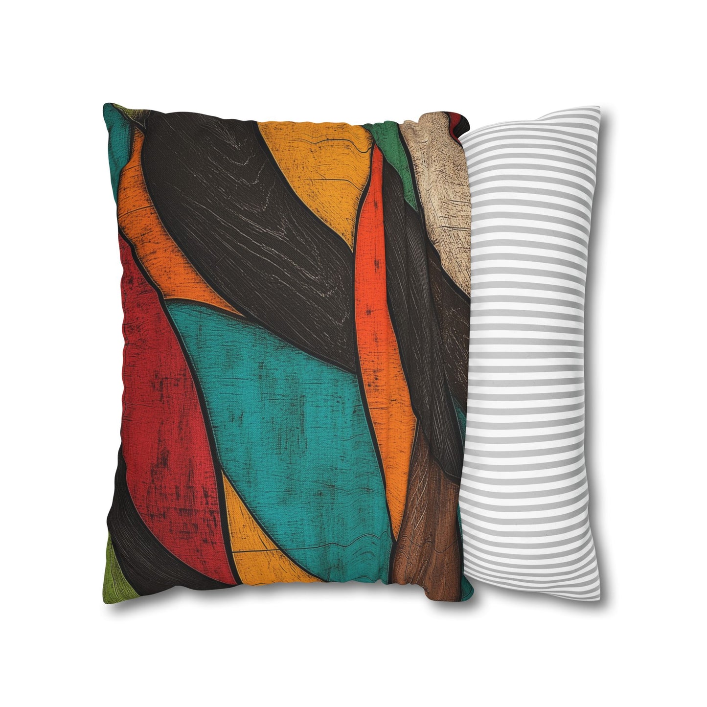 Flowing Energy - Square Polyester Pillowcase