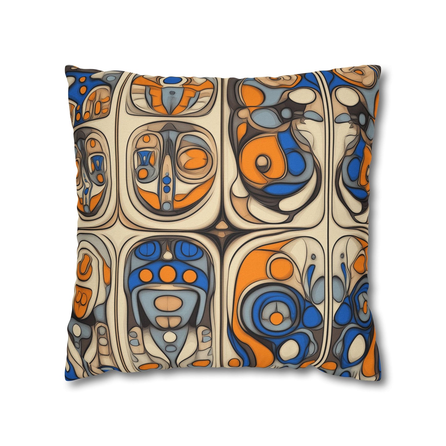 Echoes of Tradition- Square Polyester Pillowcase