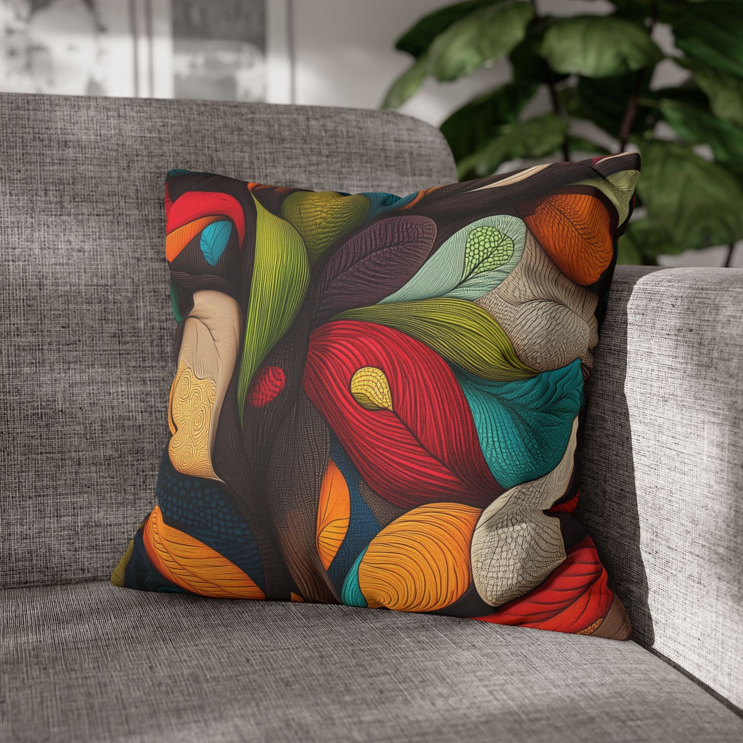 Tropical Reverie - Square Polyester Pillowcase