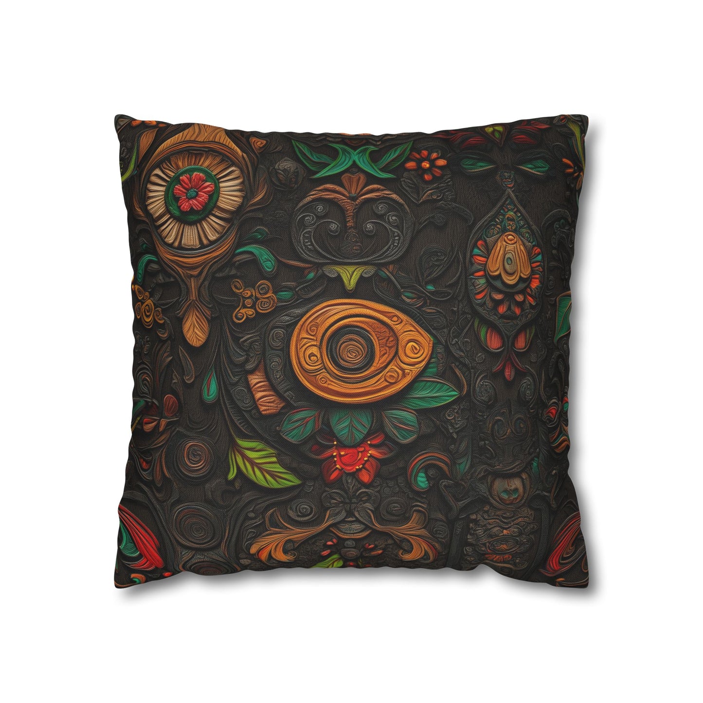 Organic Oasis - Square Polyester Pillowcase