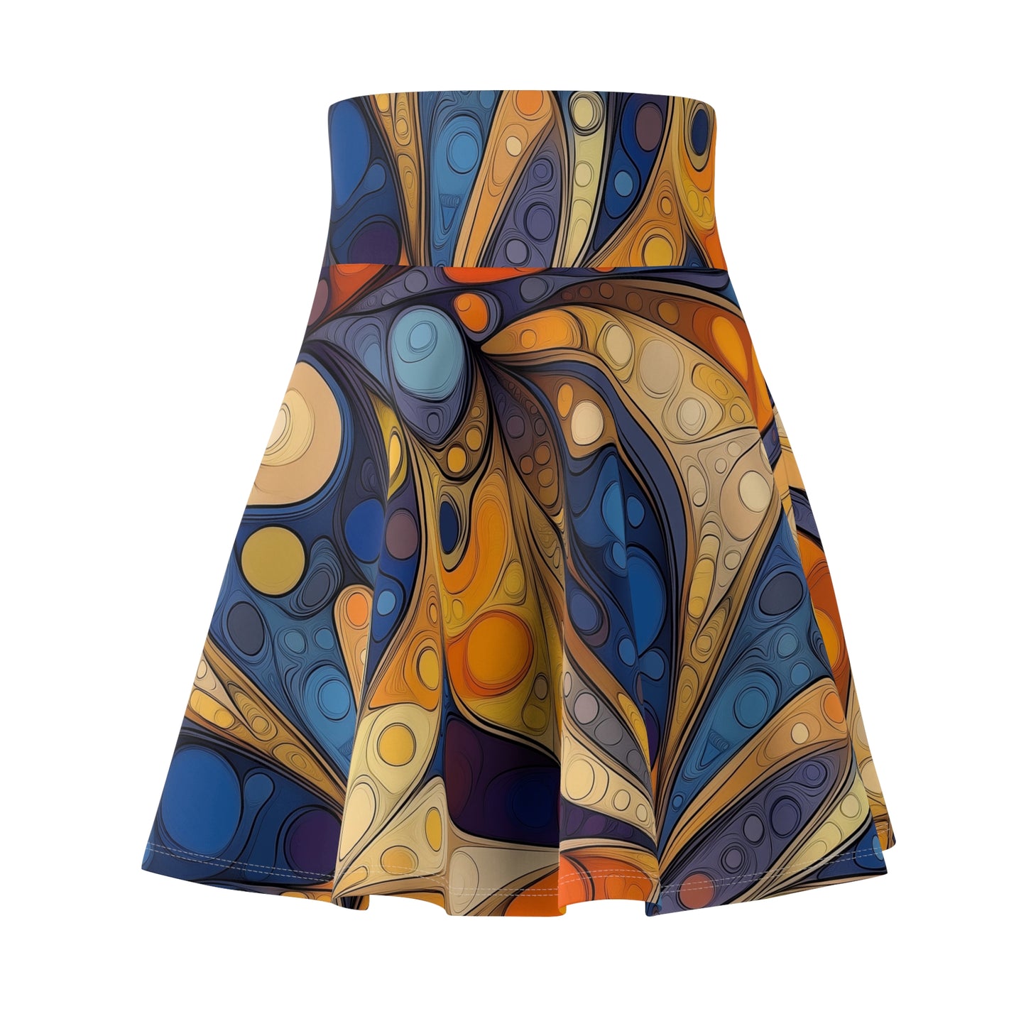 Cosmic Cellular Symphony - Skater Skirt