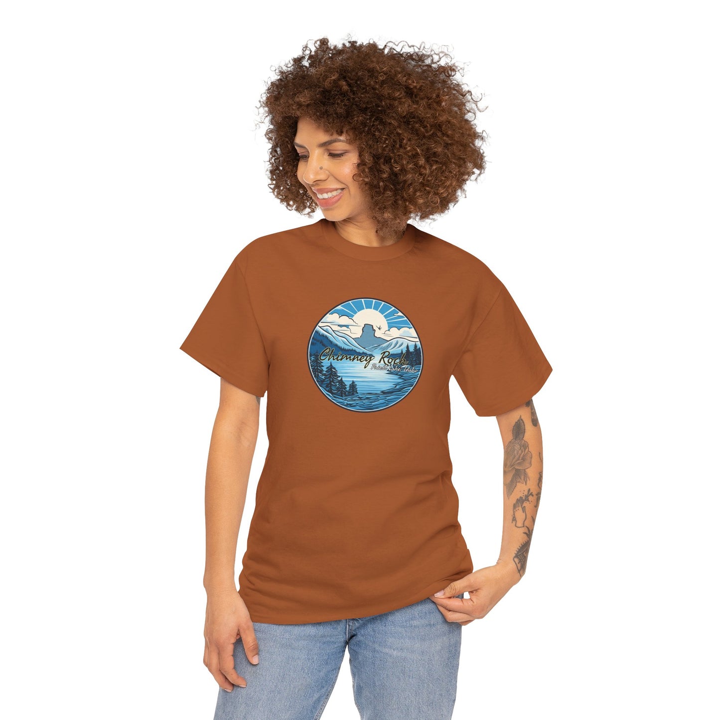 Blue Chimney Rock Unisex Heavy Cotton Tee