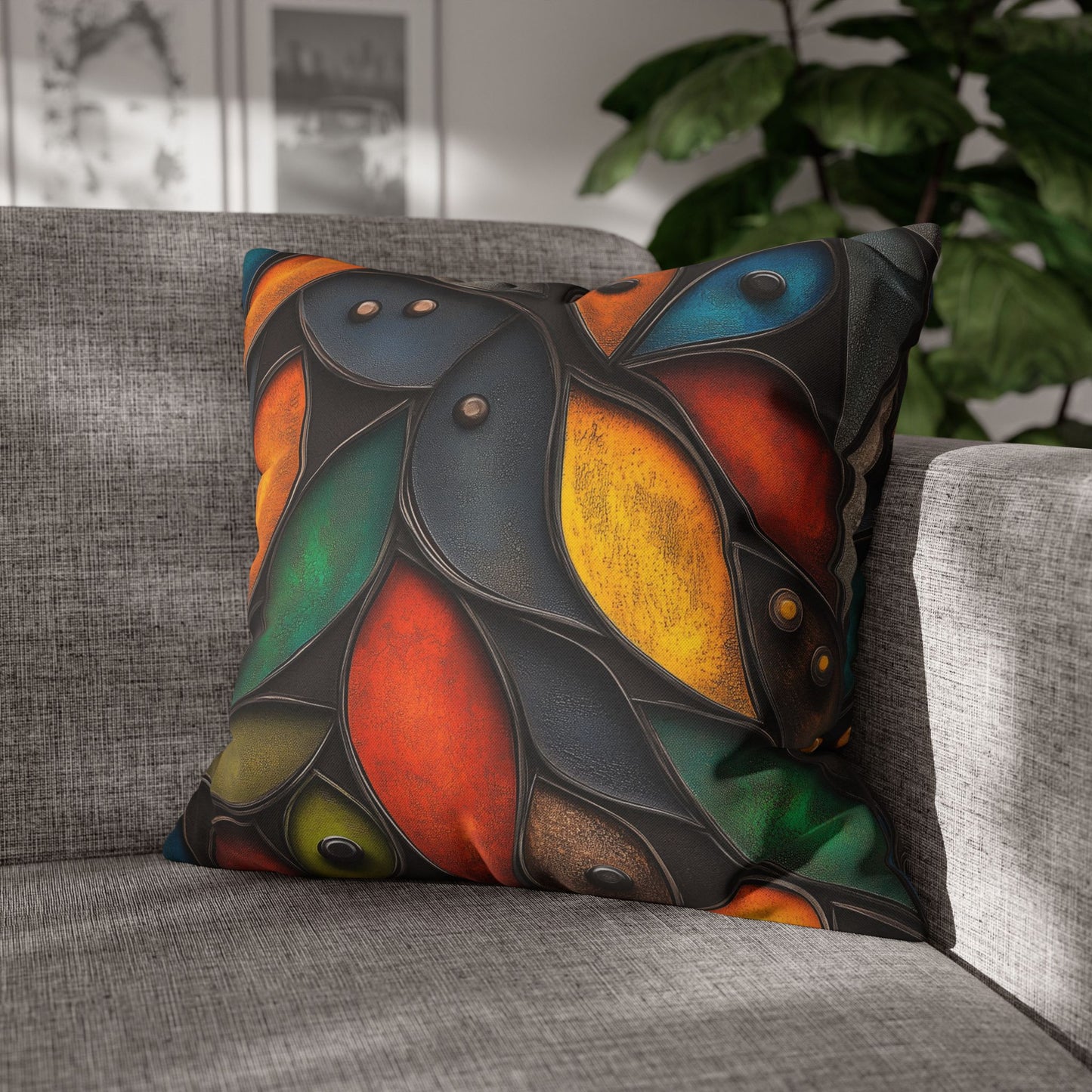 Leaf Symphony - Square Polyester Pillowcase