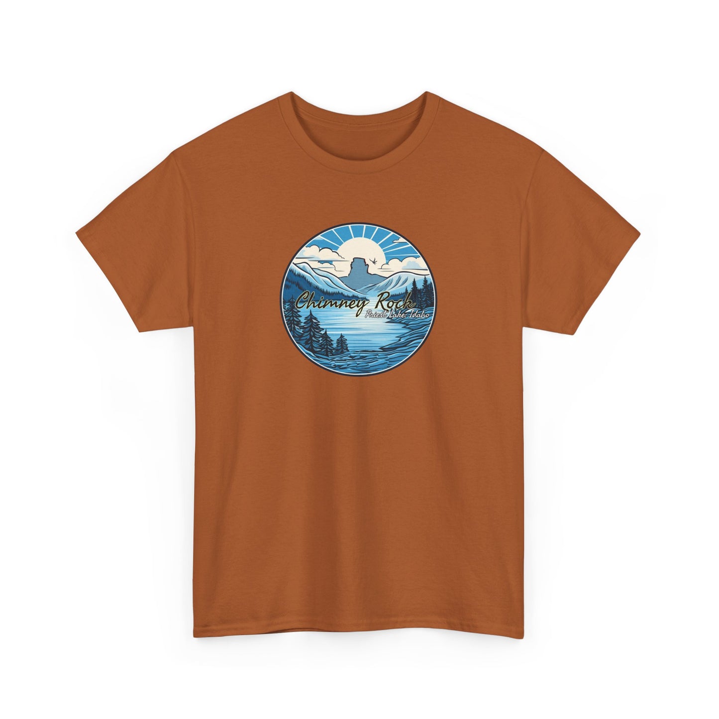 Blue Chimney Rock Unisex Heavy Cotton Tee