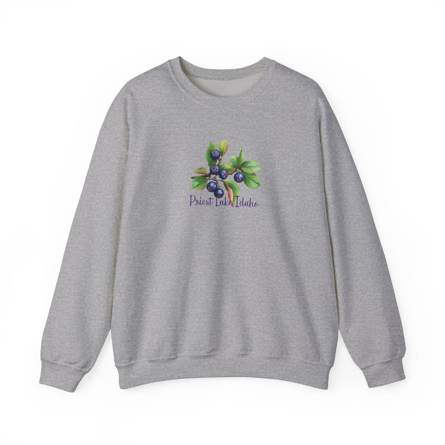 Priest Lake Huckleberry Unisex Heavy Blend™ Crewneck Sweatshirt