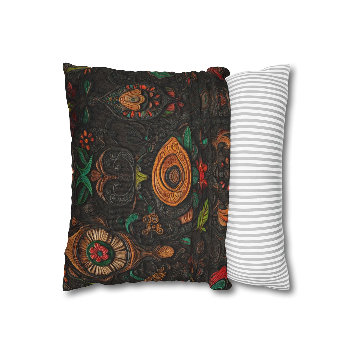 Organic Oasis - Square Polyester Pillowcase