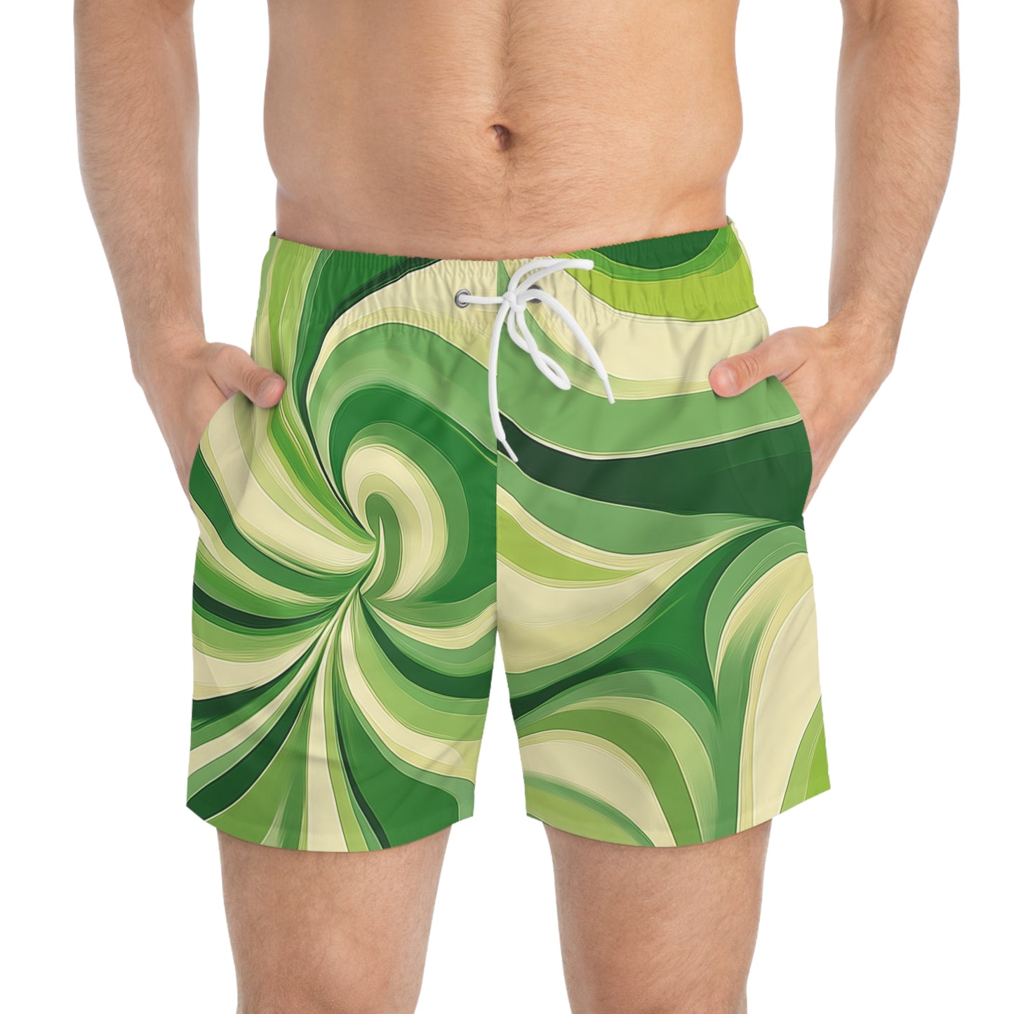 Swirlino Green Xtra Swim Trunks