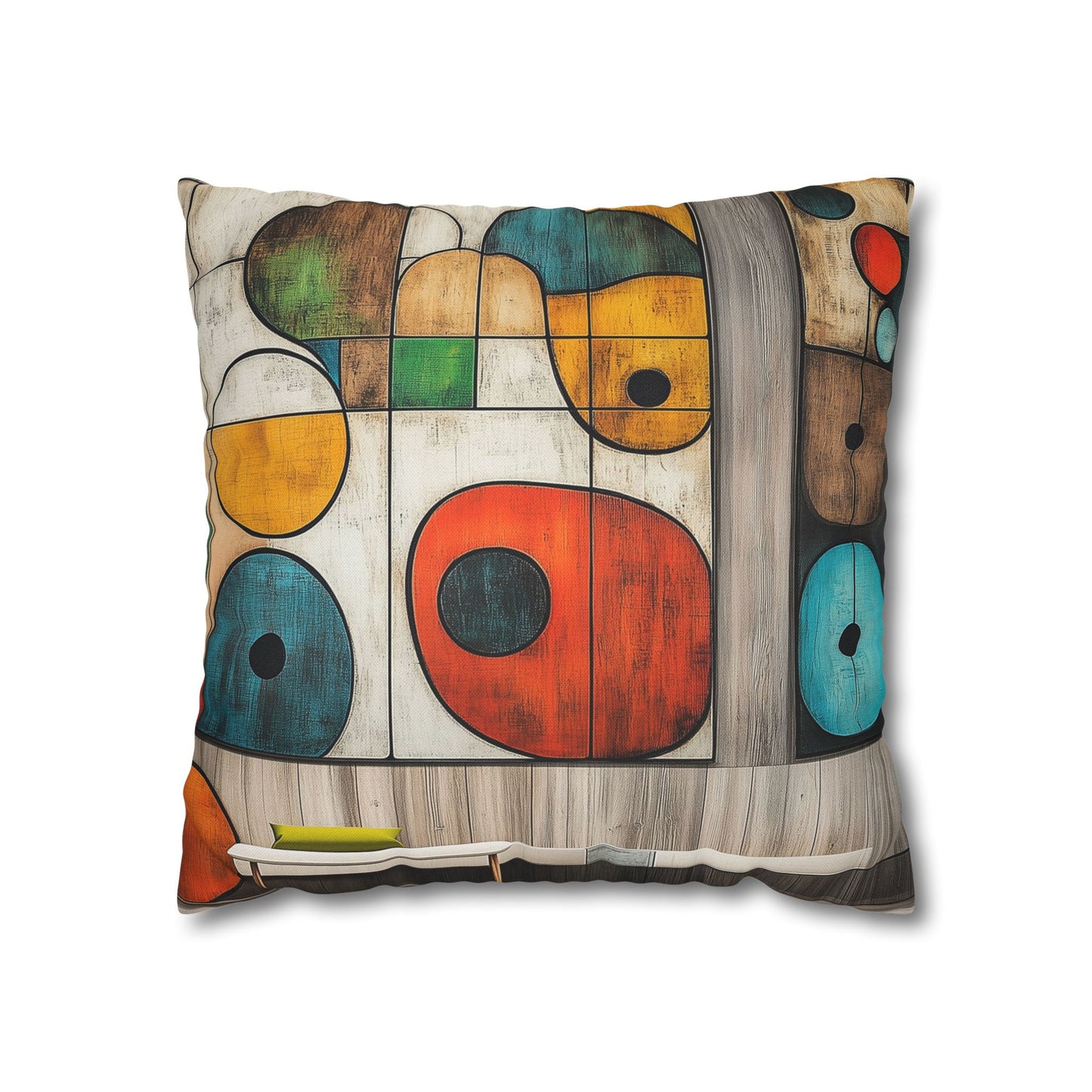 Geometric Ecstasy - Square Polyester Pillowcase