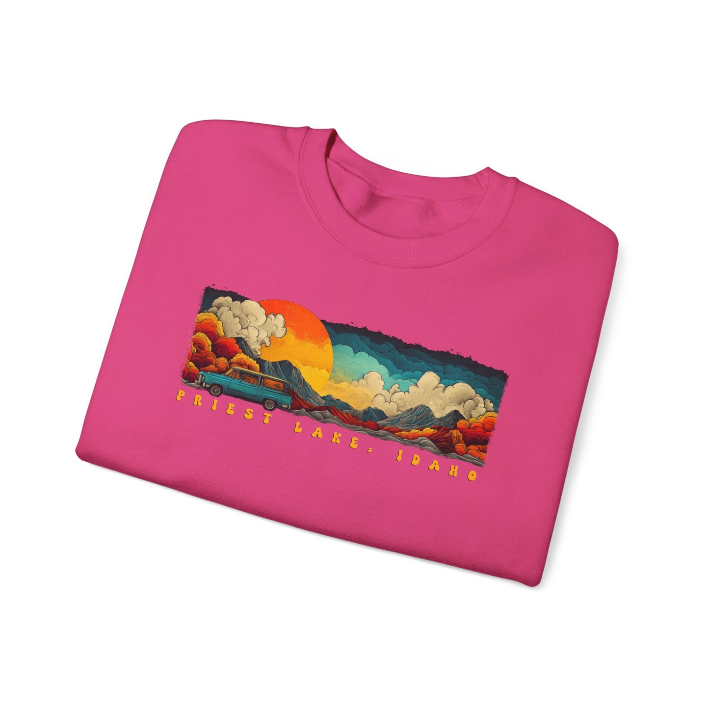 Priest Lake Vacation Crewneck Sweatshirt