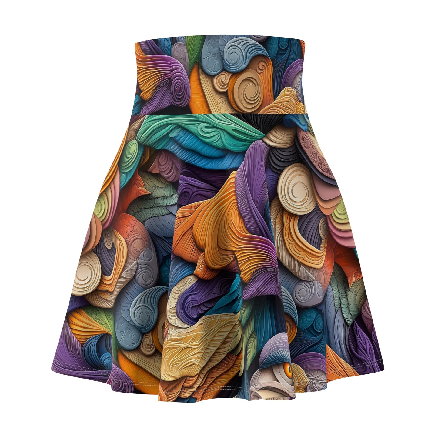 Feathered Chaos - Skater Skirt